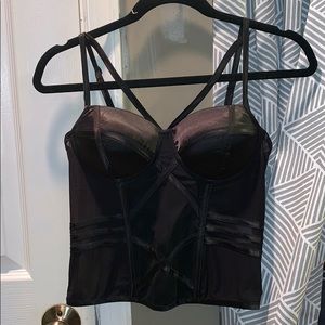 Black bustier top *perfect for Halloween*